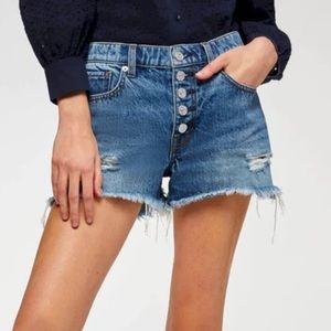 7 for all mankind Monroe Jean Shorts, 25
